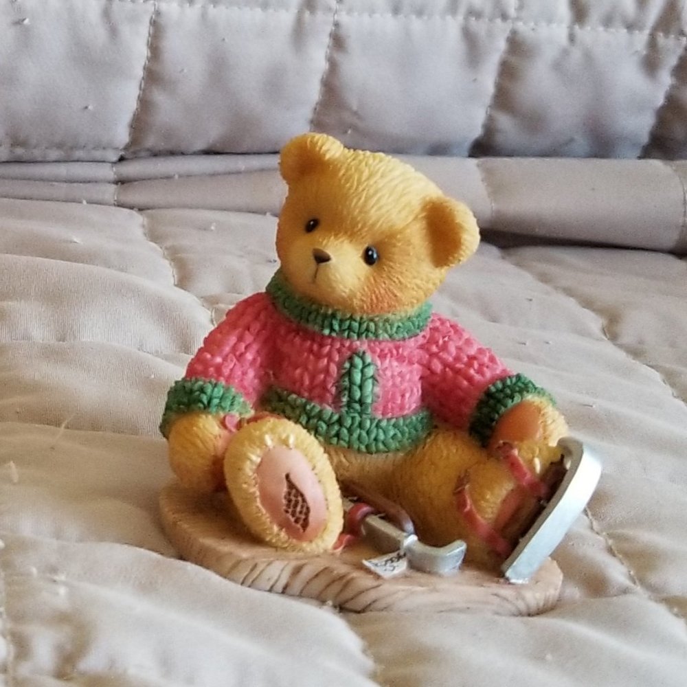 Cherished Teddies 1999 "Jerome" Ice Skates 546534